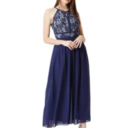 Miss Chase Blue Printed Jumpsuit-image-60