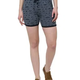 Vimal Jonney Blue Solid Shorts-image-76