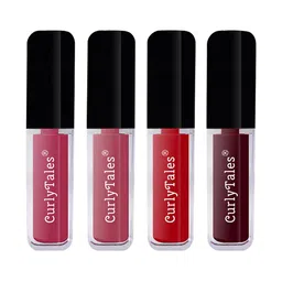 CurlyTales Set of 4 True Matte Lip Color 4 ml - Shade 02, 10, 11, 13 image 2