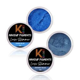 KINDED Makeup Pigments Loose Shimmer Powder Eyeshadow 04 Dark Blue & 05 Smokey Blue Combo-image-75