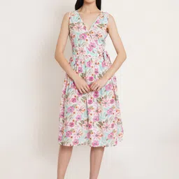 JAPER KURTI Floral Print Dress-image-52