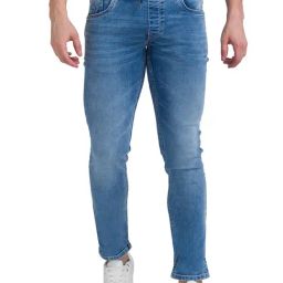 Parx Blue Lightly Washed Jeans-image-17