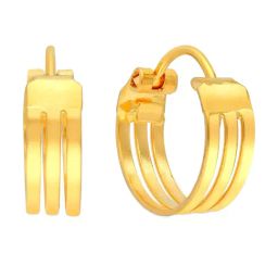 Malabar Gold and Diamonds 22k Gold Earrings for Women-picture-19