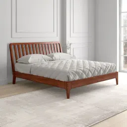 Pure Olivia Solid Wood Queen Size Bed in Dark Oak Finish with Box Storage-image-59