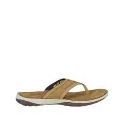 Woodland Men's Camel & Light Grey Flip Flops-picture-25