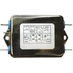Epcos B84113H Series Chassis Mount EMC Filter 3 Amp Current Rating 1 Phase 250 V AC/DC 52 mm Length, B84113H0000B030 (Pack of 24)-16