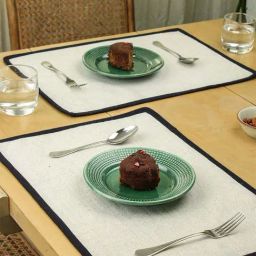 House This Safaid Ivory Cotton Placemats - Set of 2-14