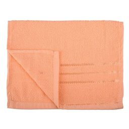 Kuber Industries Set Of 3 Green & Peach-Coloured Striped Cotton Face Towels image 4