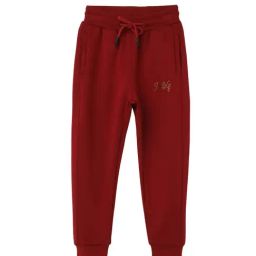 Blue Giraffe Kids Wine Solid  Joggers-image-90