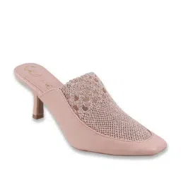 Catwalk Women's Pink Mule Stilettos-image-87