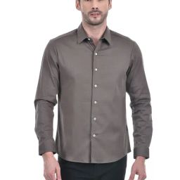 Numero Uno Grey Slim Fit Shirt-picture-49