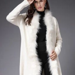 Mafadeny Cream Long Shrug-picture-6