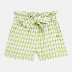 ELLE Girls Green Cotton Shorts-image-49