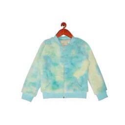 Tiny Girl Kids Green & Blue Over Dyed Full Sleeves Sweatshirt-image-60