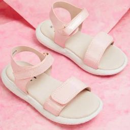 Fame Forever by Lifestyle Kids Pink Ankle Strap Sandals-image-18
