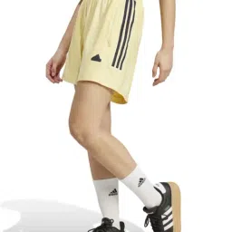 ADIDAS Yellow Plain Sports Shorts-picture-45