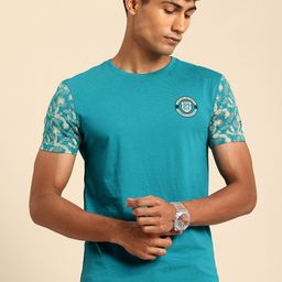 Being Human Floral Printed Pure Cotton T-shirt-picture-22
