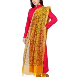 Dupatta Bazaar Mustard Dupatta image 2