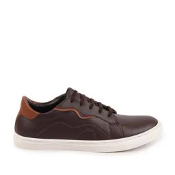 Fausto Men's Brown Casual Sneakers-image-10