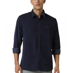 Van Heusen Navy Slim Fit Shirt-picture-10
