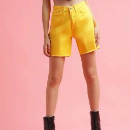 Belliskey Yellow Denim Shorts-image-20