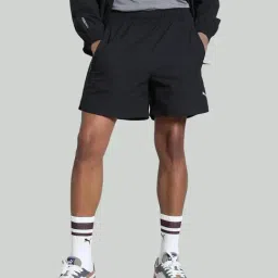 Puma Black Relaxed Fit Sports Shorts-image-64