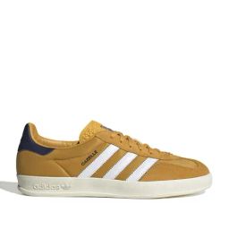 Adidas Originals Men's GAZELLE INDOOR Yellow & White Sneakers-image-9