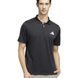 Adidas Black Regular Fit Sports Polo-image-79
