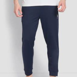 U.S. Polo Assn. Blue Cotton Regular Fit Lounge Pants-image-53