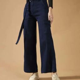 Dolce Crudo Blue Flared Fit Jeans-picture-11