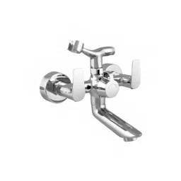 Parryware Primo Wall Mounted Twin Side Lever 3 Way Wall Mixer Chrome, G3219A1-10