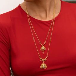 Shaya 92.5 Sterling Silver Queen of Action Necklace for Women-image-58