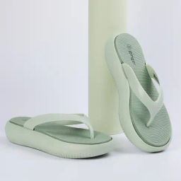 Ginger by Lifestyle Women's Green Flip Flops-picture-17