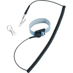 Hakko Wrist Strap 442B With Cord 1.5 m Cable Length Gray, 442B-06-picture-22
