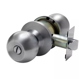 GEZE Cylindrical Knobset Coin + Knob Type, Size 70 mm Backset, Stainless Steel Body and SS Finish, 8115101-image-30