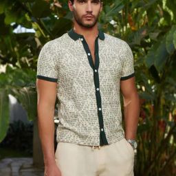 Campus Sutra Multicolor Polycotton Regular Fit Self Design Shirt-picture-4