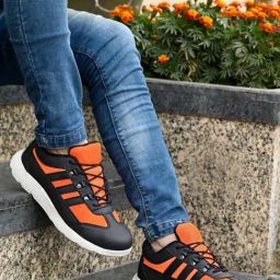 Eego Italy Men's Orange Running Shoes-picture-27
