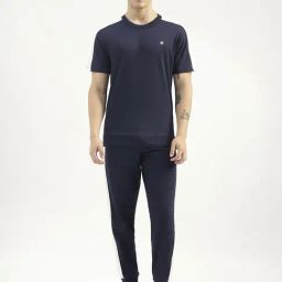 United Colors Of Benetton Blue Regular Fit Striped Nightwear Sets-image-28