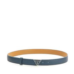 Guess Men Blue Polyurethane Textured Pant Belt with Pin Buckle-image-9