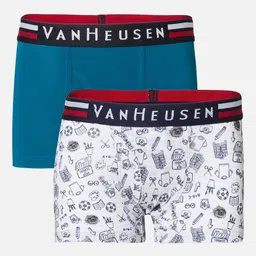 Van Heusen Boys Pack Of 2 Mid-Rise Label Free Trunks IKIBTR2AP421053-image-95
