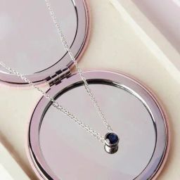 Mia by Tanishq 925 Silver Blue Wave Silver Necklace-image-70