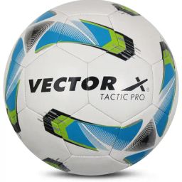 Vector X Tactic Pro Polyester Winding Football for Hard Ground (White) Size - 5-picture-45
