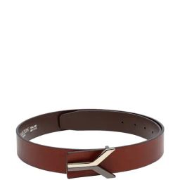 Carlton London Tan Leather Waist Belt For Men-image-15
