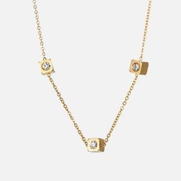 Just Lil Things Stone Studded Minimal Chain image 1