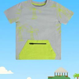 MINIKLUB Kids Grey Printed T-Shirt-image-23