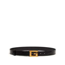 Guess Men Black Polyurethane Textured Adjustable Belt with Pin Buckle-image-69