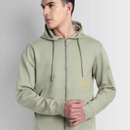 Dcyphr Muted Mint Decode Essentials Self-Design Fullength Sleeves Regular Fit Hoodie-image-89