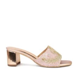 Inc.5 Women's Rose Gold Ethnic Sandals-image-63