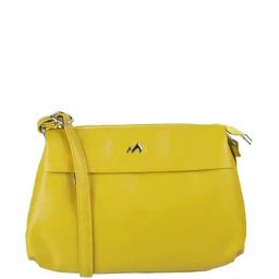 Metro Yellow Solid Medium Sling Handbag-image-25