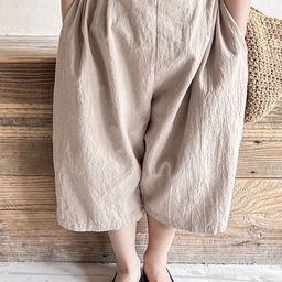 LULU & SKY Girls Mid-Rise Culottes Trousers-image-67